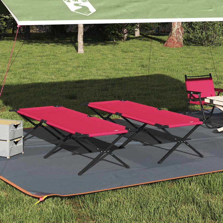 Folding Camping Bed Folding Manual Oxford Fabric