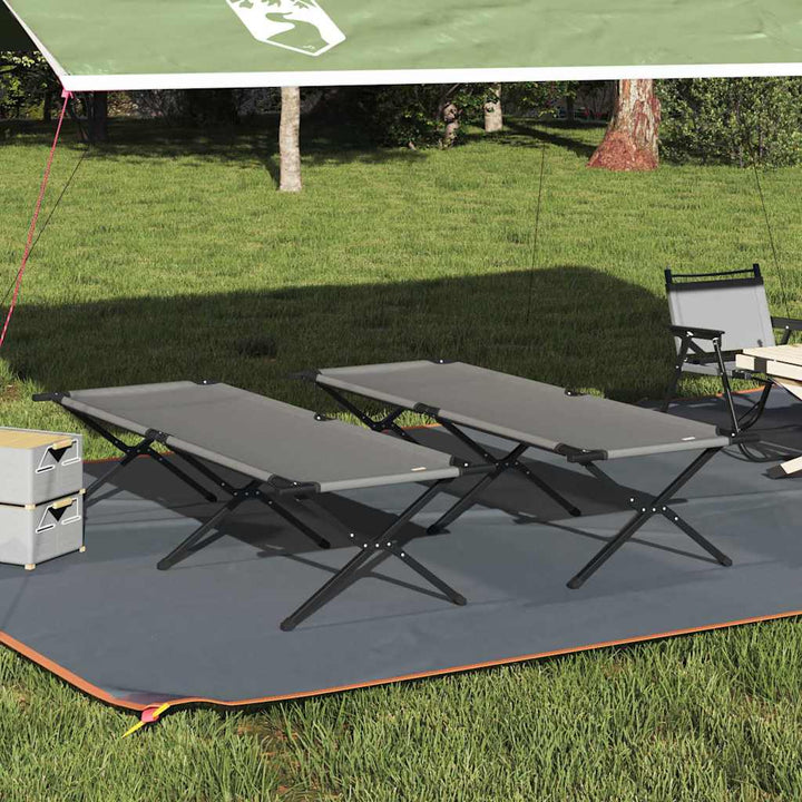 Folding Camping Bed Folding Manual Oxford Fabric