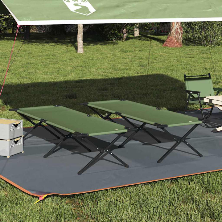Folding Camping Bed Folding Manual Oxford Fabric