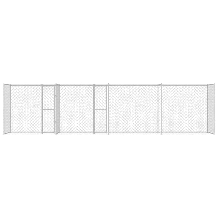 Dog Cage Silver 600 X 200 X 200 Cm Galvanised Steel