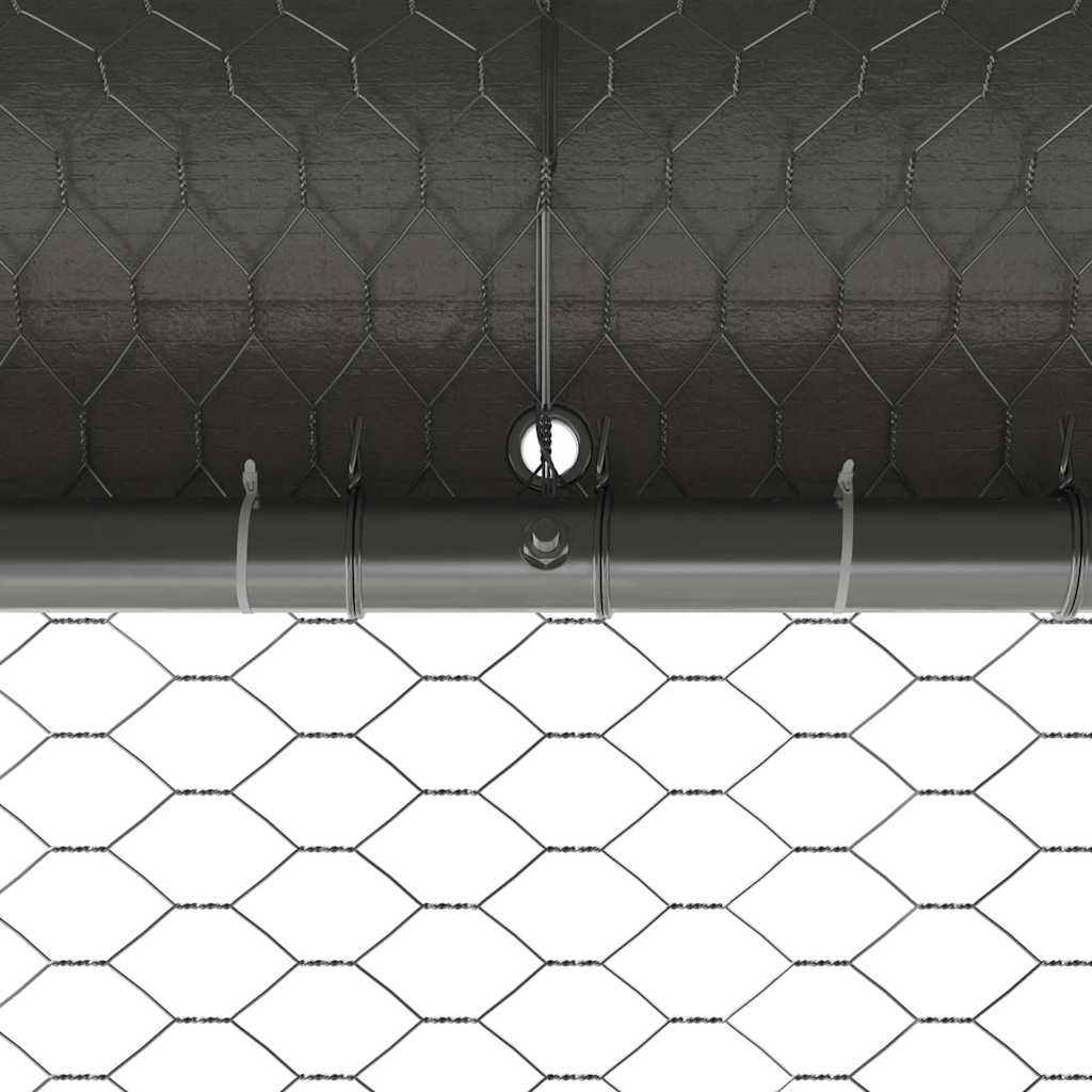Chicken Cage Silver Galvanised Steel