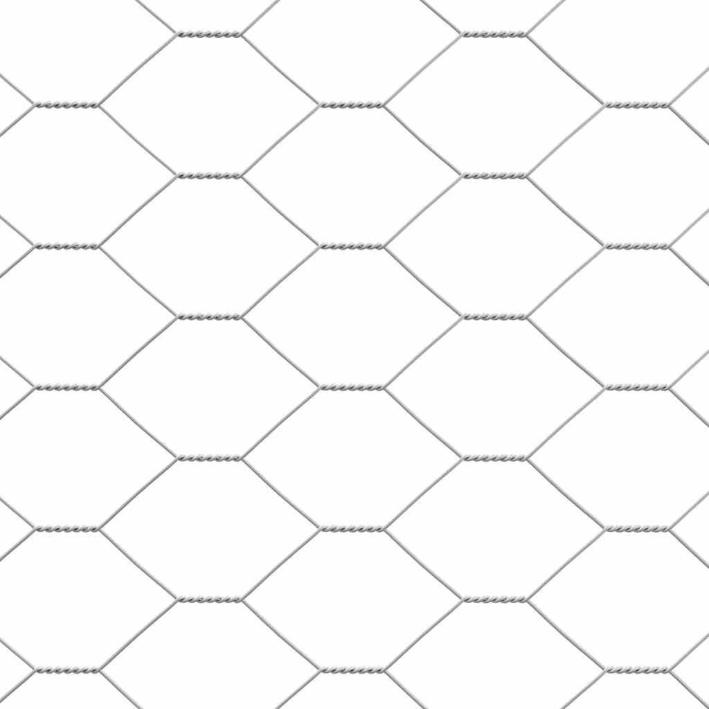 Chicken Cage Silver Galvanised Steel