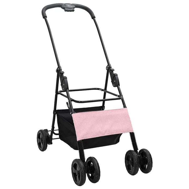 Folding Pet Stroller 81 X 47 X 99 Cm 600D Oxford Fabric