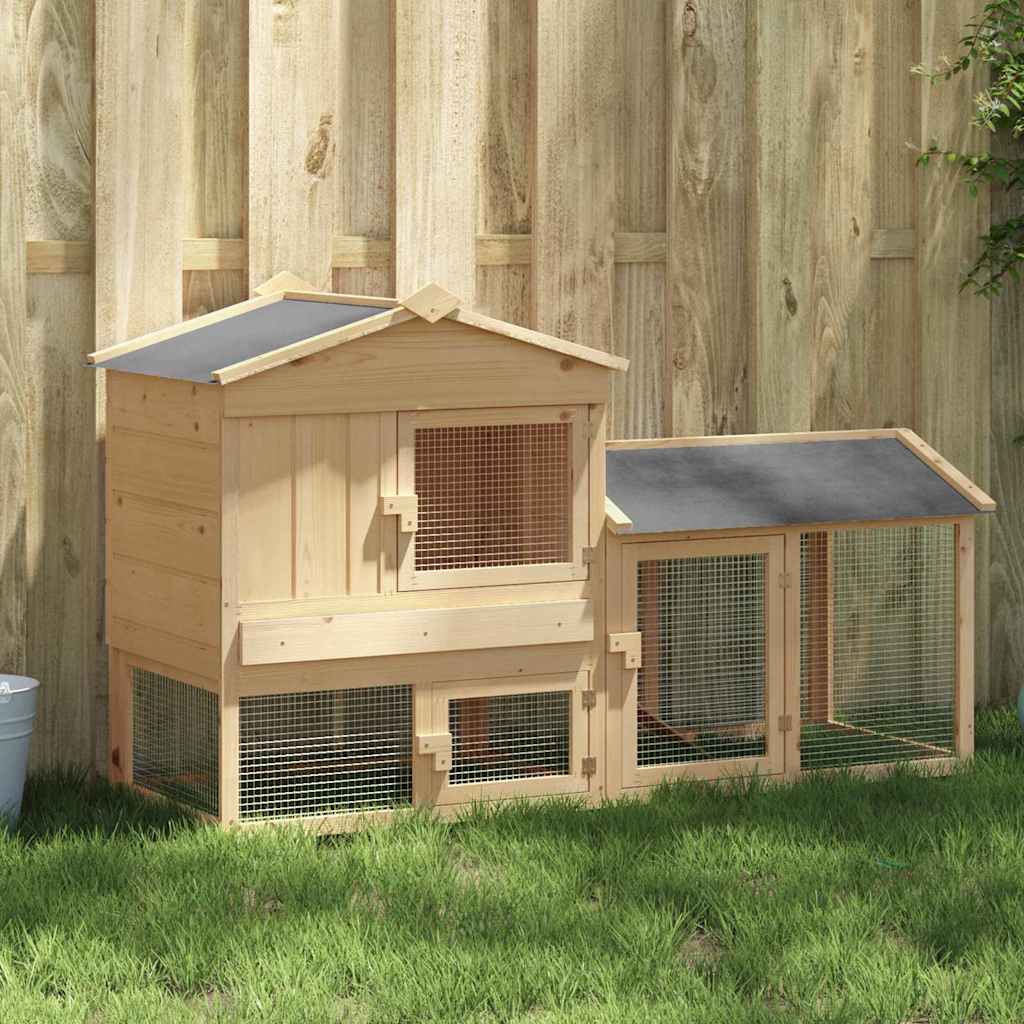 Chicken Coop Brown 225 X 60 X 89 Cm