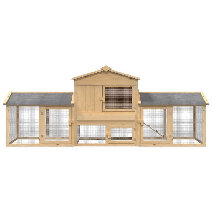 Chicken Coop Brown 225 X 60 X 89 Cm