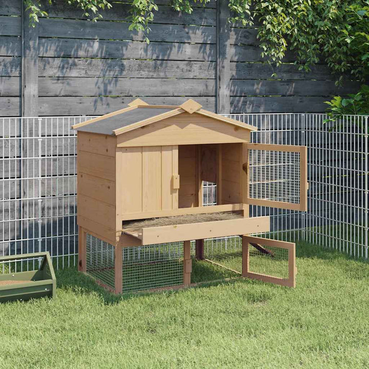 Chicken Coop Brown 75 X 59 X 60 Cm