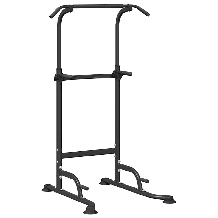 Power Tower Dip Station Other Black 95 X 102 X (160-210) Cm