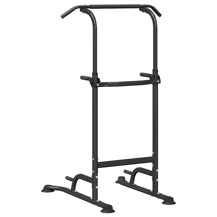 Power Tower Dip Station Other Black 95 X 102 X (160-210) Cm