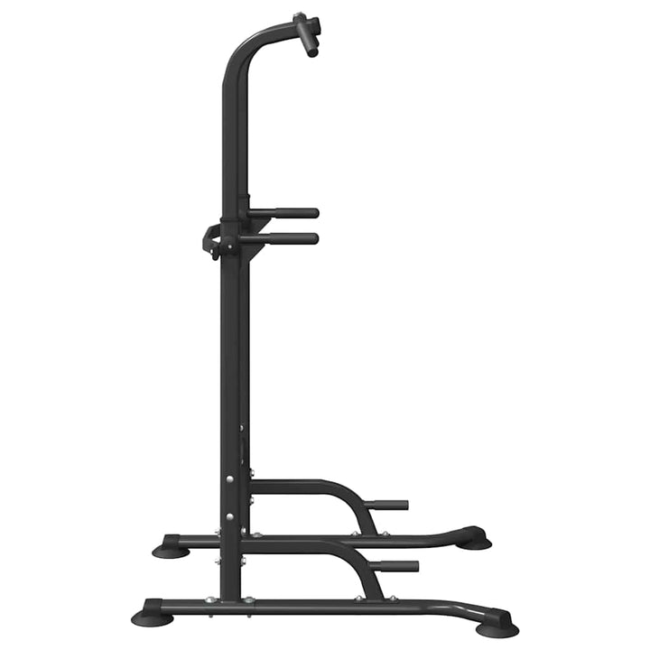 Power Tower Dip Station Other Black 95 X 102 X (160-210) Cm