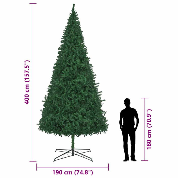 Artificial Christmas Tree Green 400 Cm Pvc