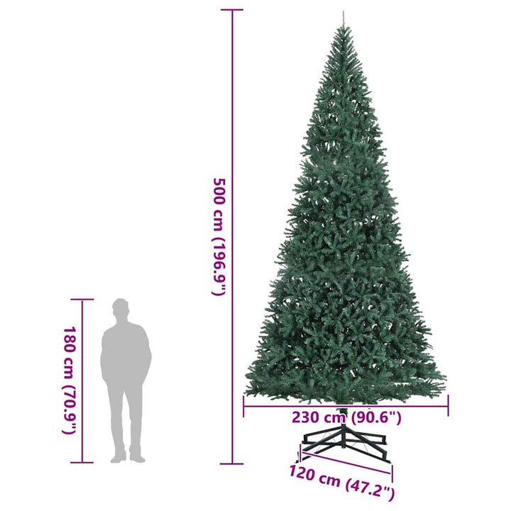 Artificialchristmastree Green 500 Cm Pvc