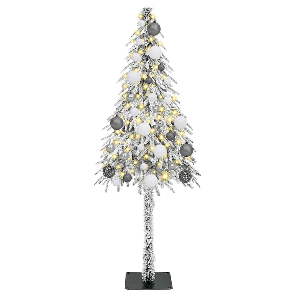 Christmas Tree With Led Strip Lights White Pe