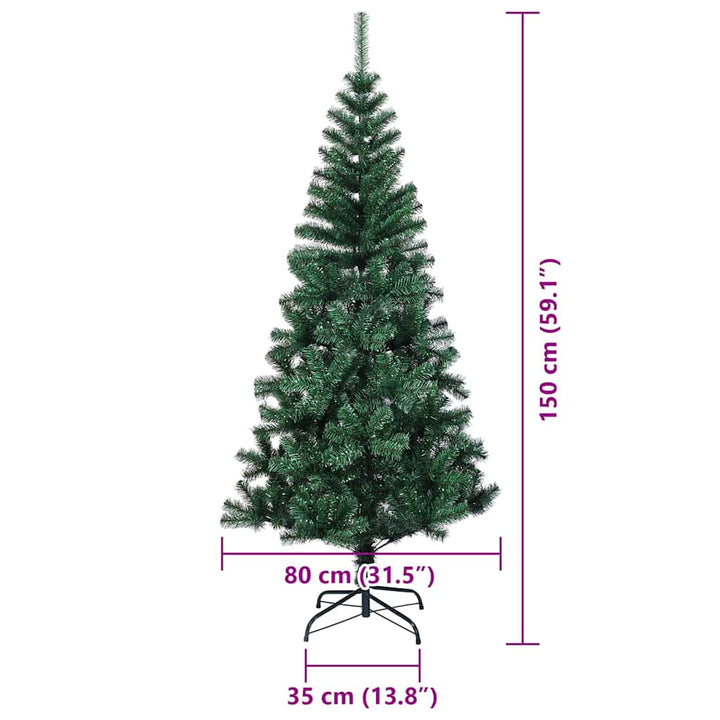 Artificial Christmas Tree Green Pvc