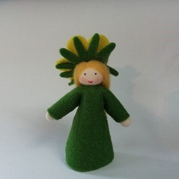 Anemone Doll with Flower on Head