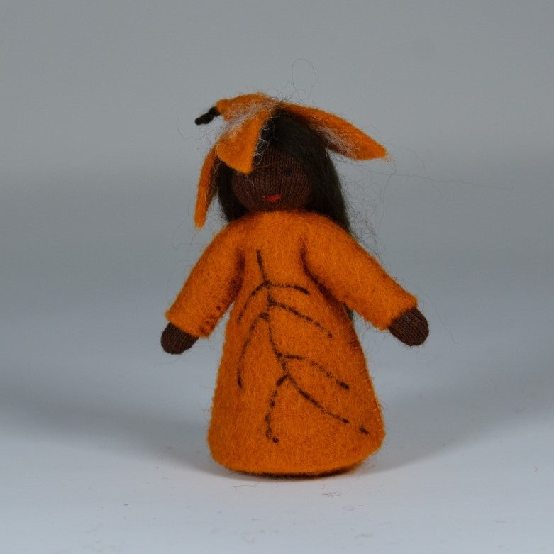 Beechnut Doll with Flower on Head - Dark Skin