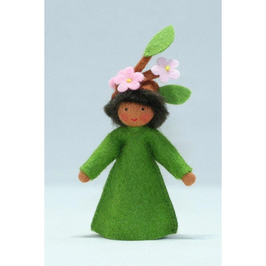 Blooming Branch Doll with Flower on Head
