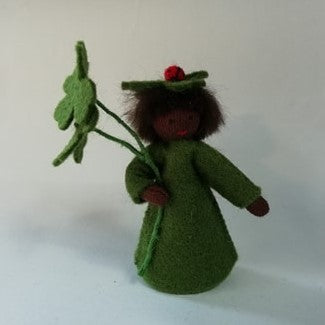 Clover Boy Doll with Flower in Hand