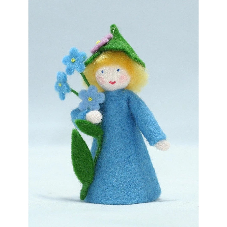Forget-Me-Not Doll with Flower in Hand