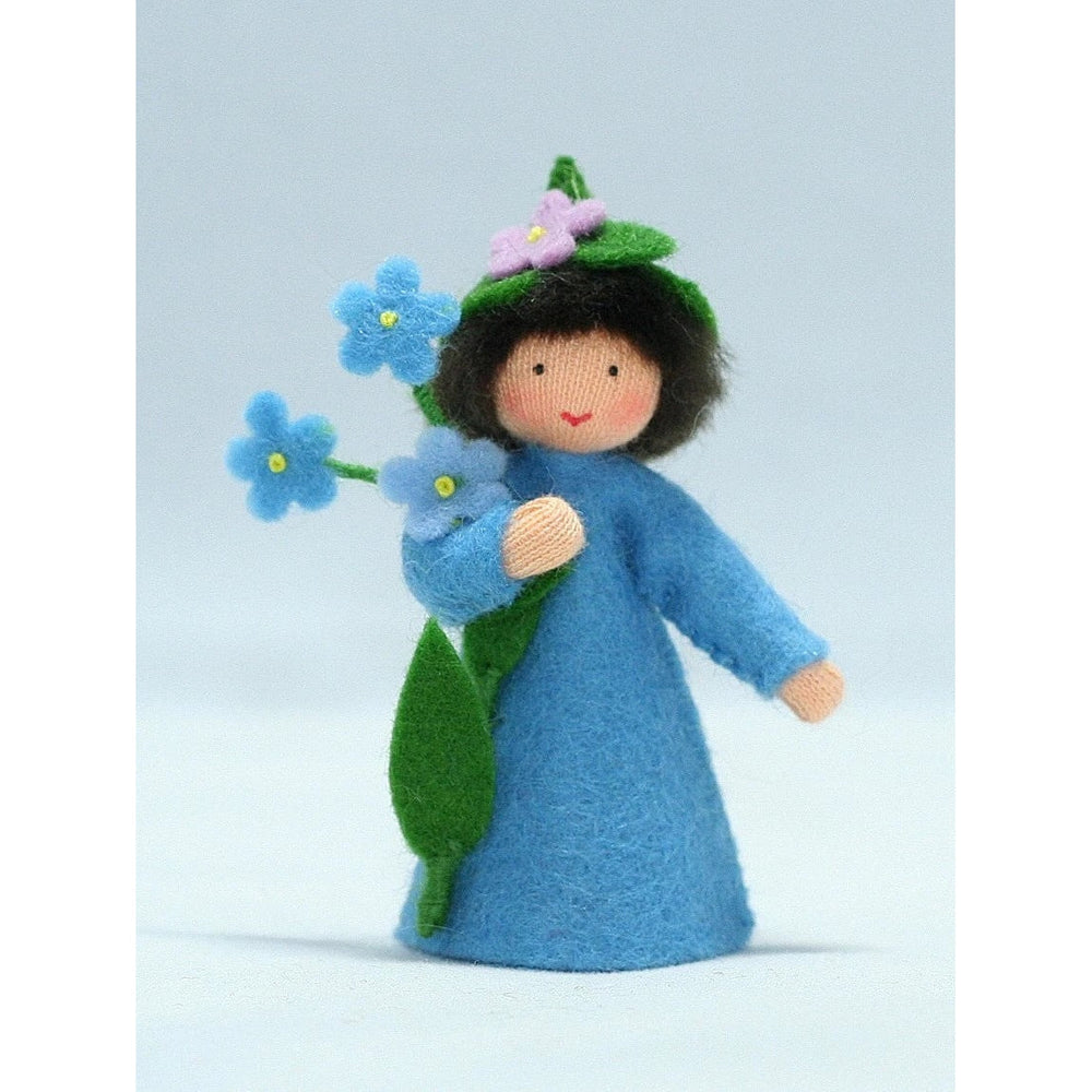 Forget-Me-Not Doll with Flower in Hand