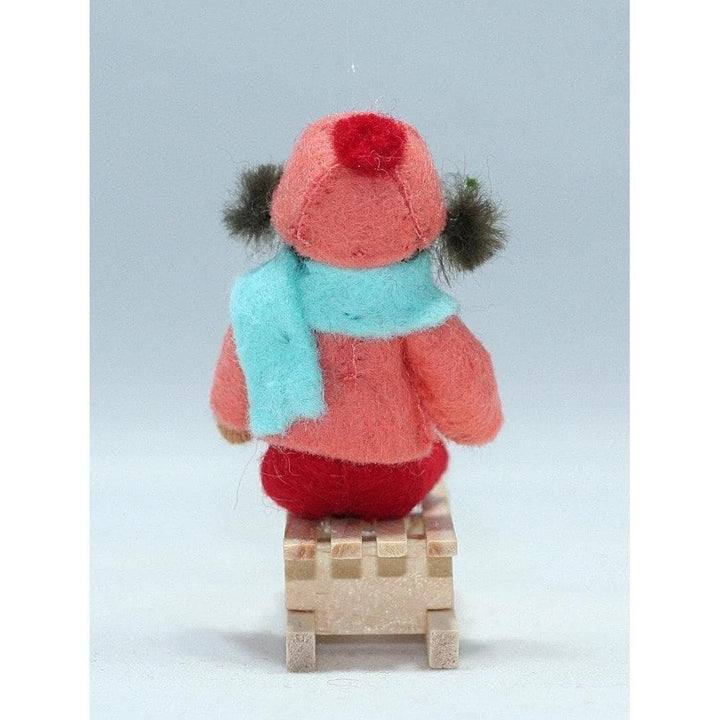 Girl on Sledge II Doll - Medium Skin