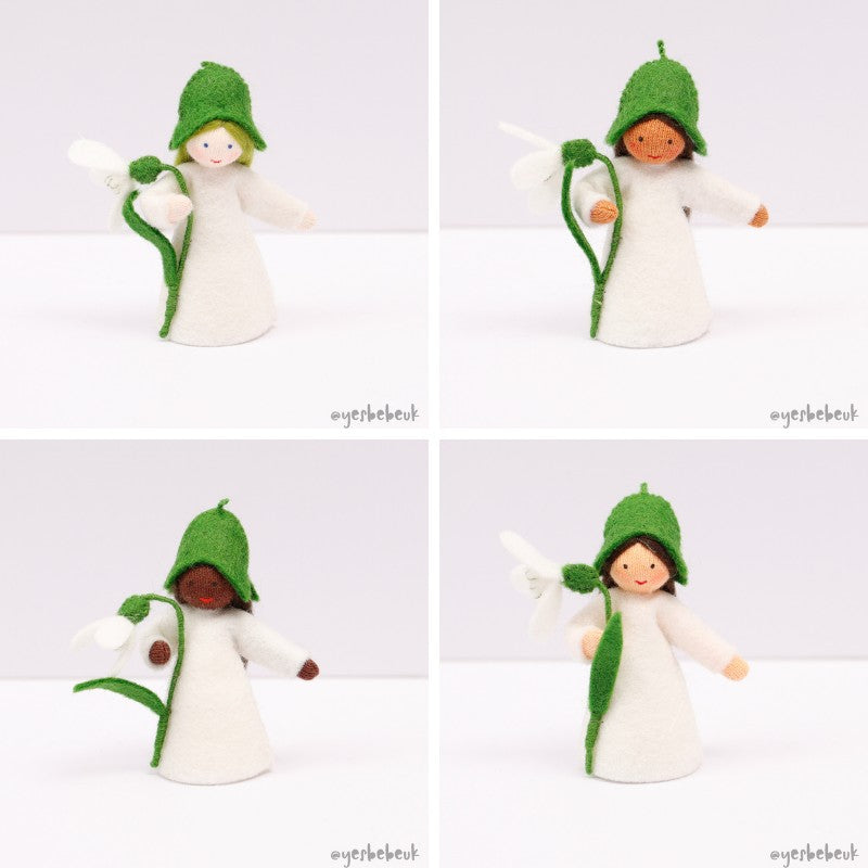 Snowdrop with Flower in Hand