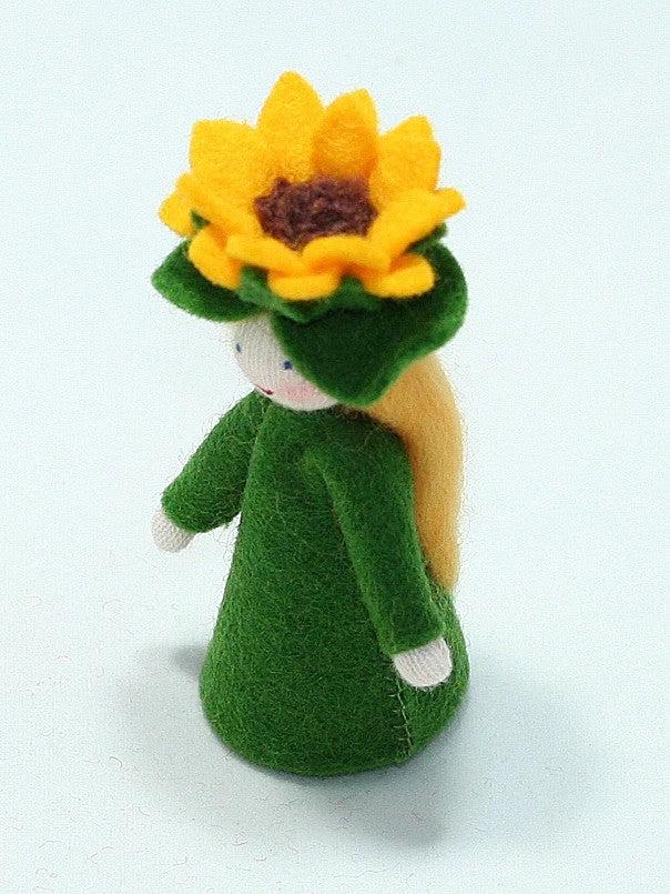 Sunflower Doll with Flower on Head - Fair Skin