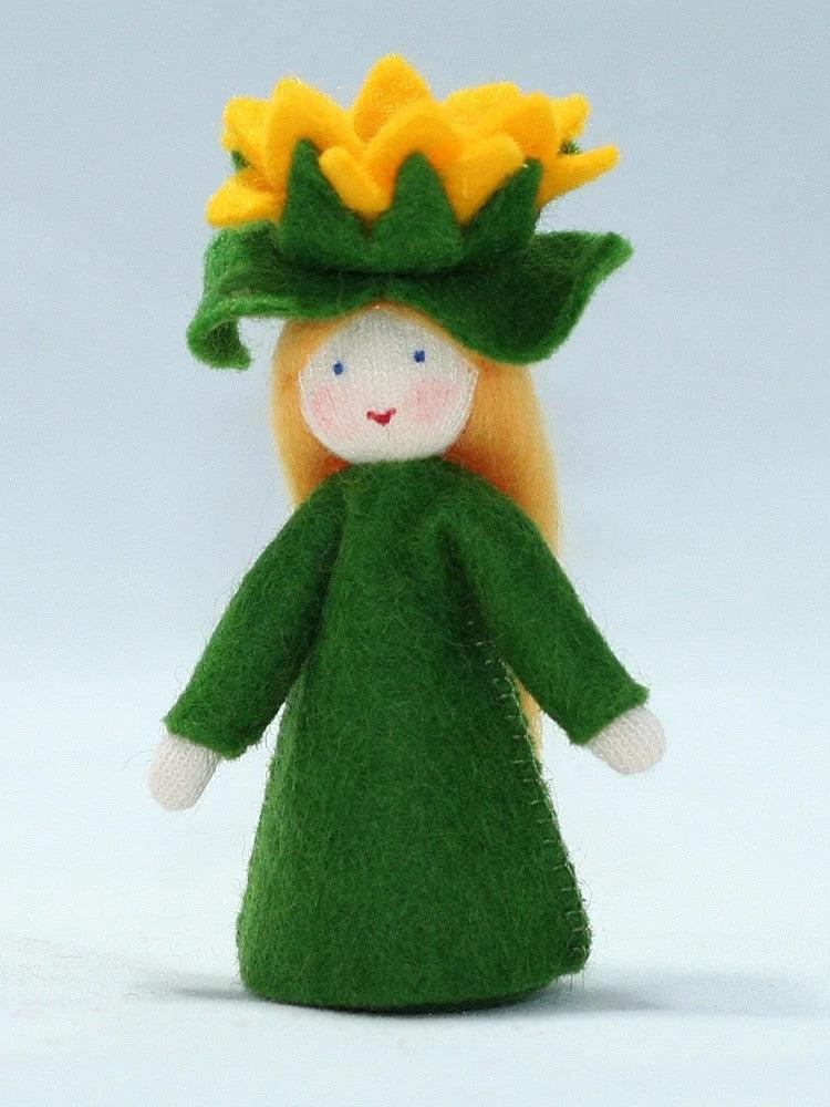 Sunflower Doll with Flower on Head - Fair Skin