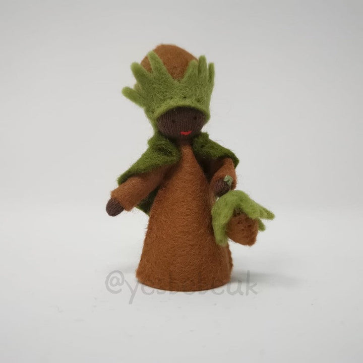 Hazelnut Boy with Flower in Hand