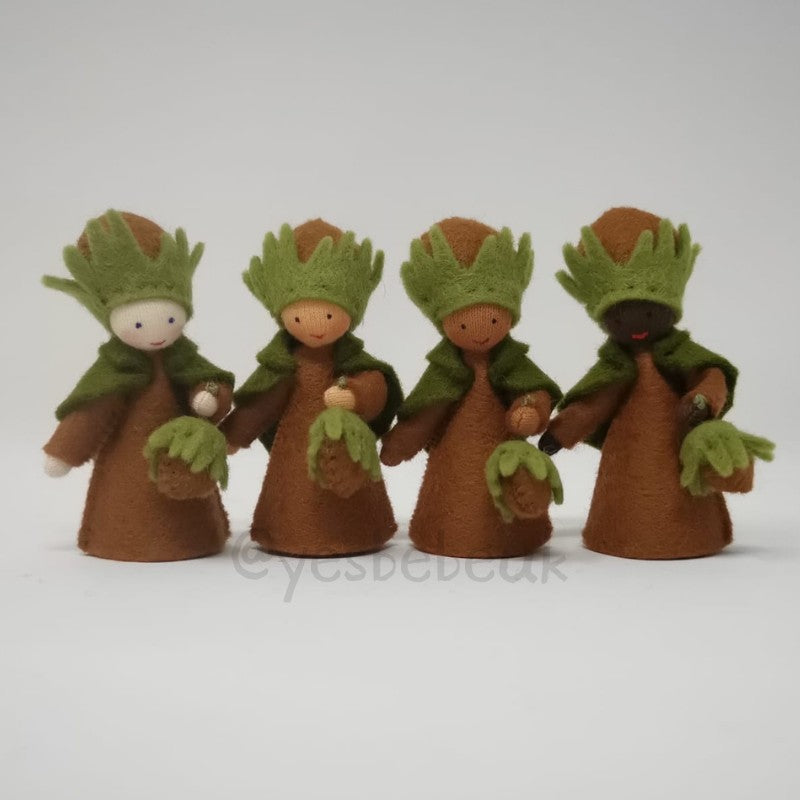 Hazelnut Boy with Flower in Hand