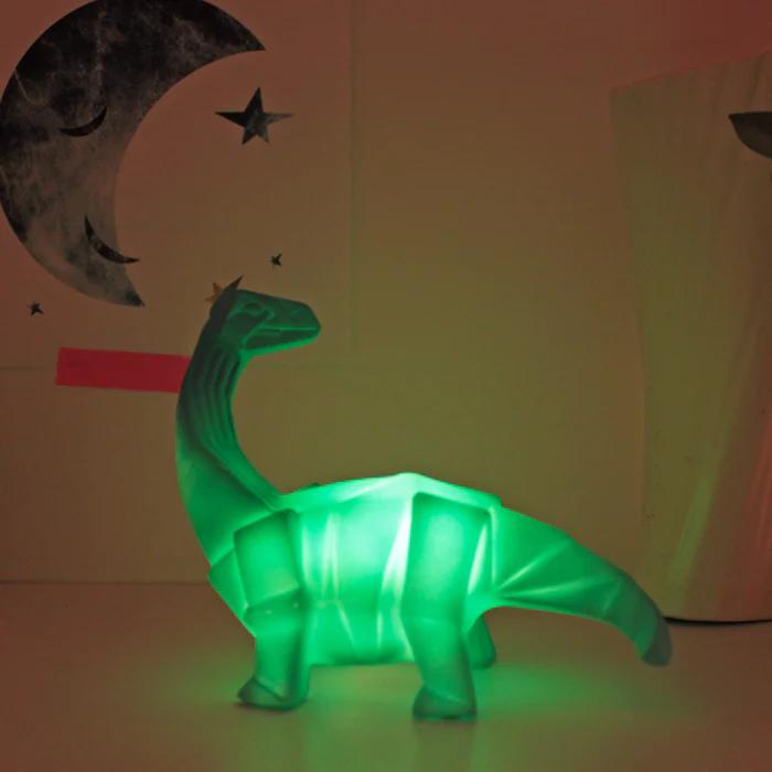Mini LED Lamp Dinosaur Green