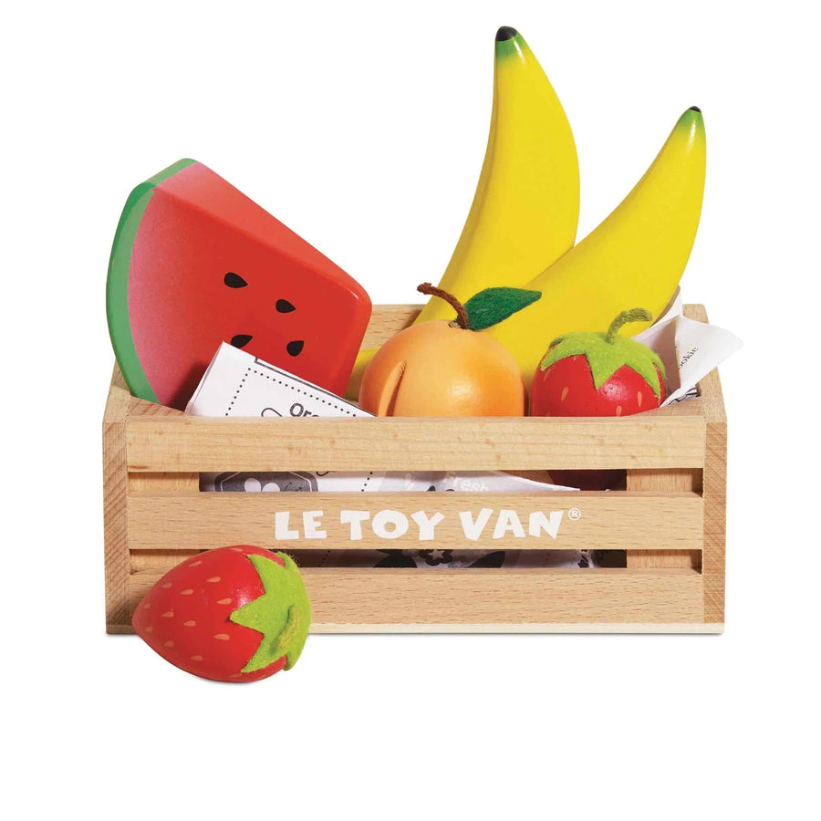 Smoothie Fruit Wooden Market Crate-Play Food Playsets-Le Toy Van-Yes Bebe