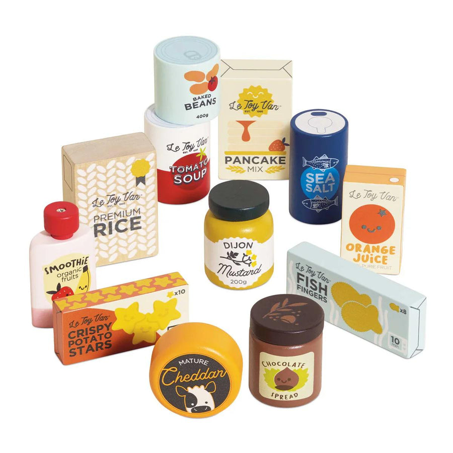Supermarket Grocery Weekly Shop-Play Food Playsets-Le Toy Van-Yes Bebe