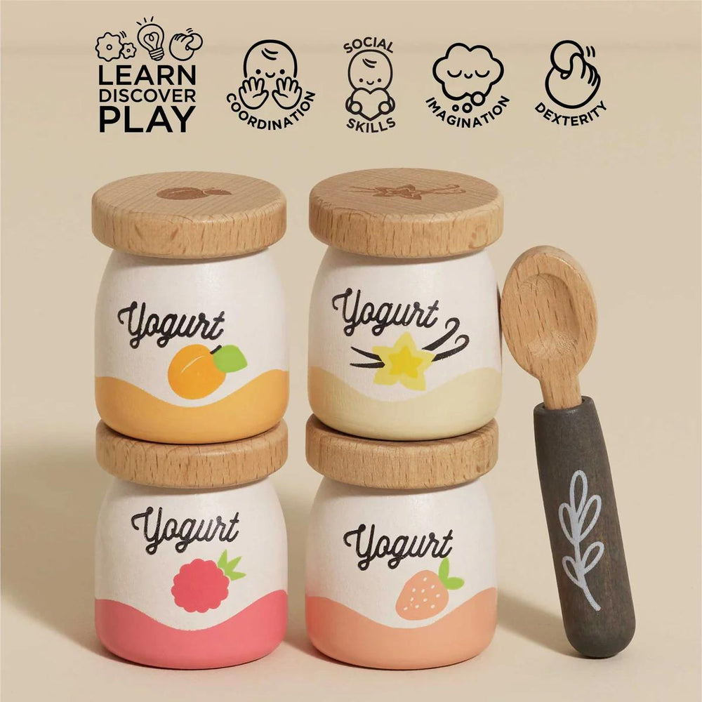 Yogurt Play Food Pack-Play Food Playsets-Le Toy Van-Yes Bebe