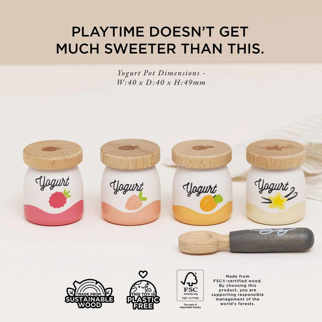 Yogurt Play Food Pack-Play Food Playsets-Le Toy Van-Yes Bebe
