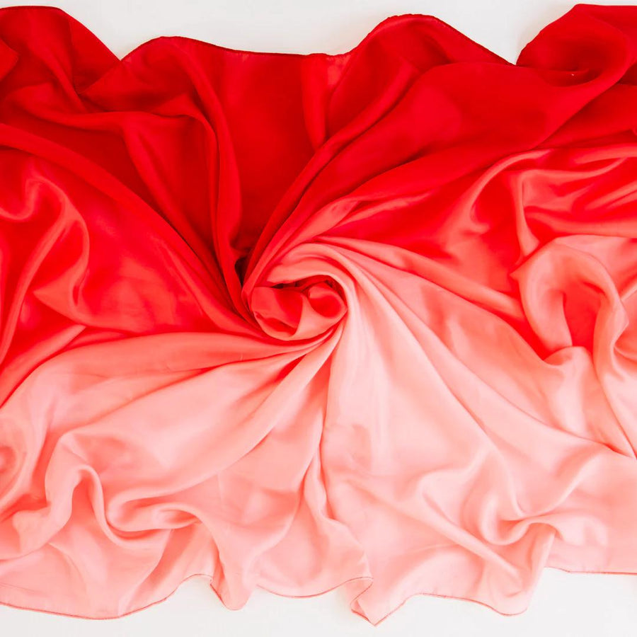 Double Playsilk - Strawberry-Playsilks-Sarah's Silks-Yes Bebe