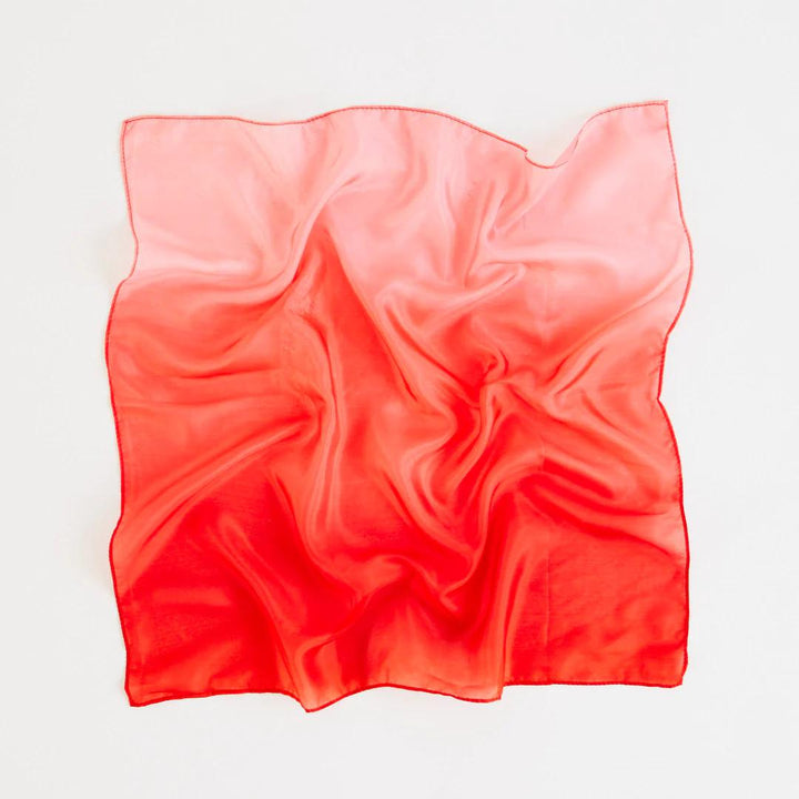 Mini Playsilk - Strawberry-Playsilks-Sarah's Silks-Yes Bebe