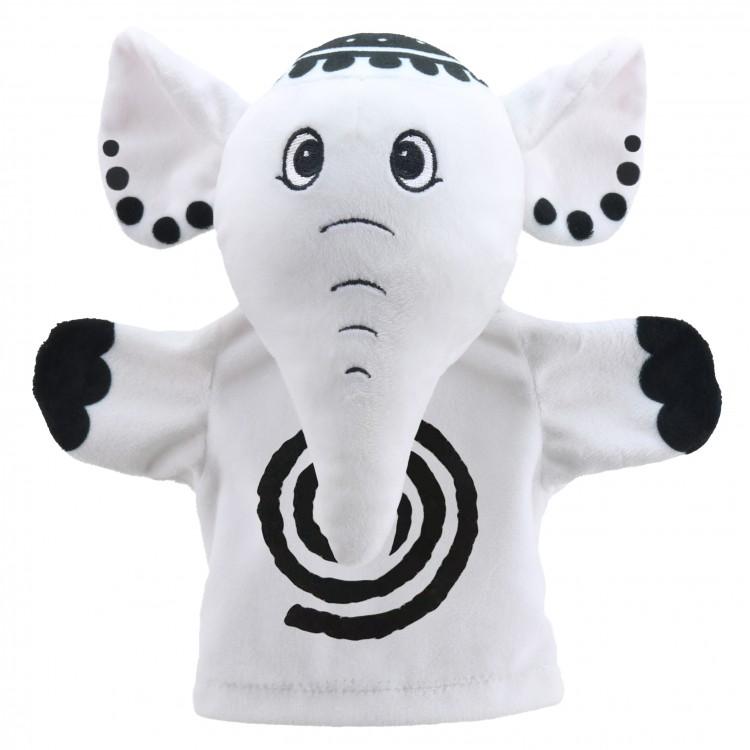 My First Black & White Puppet-Puppets-The Puppet Company-Elephant-Yes Bebe