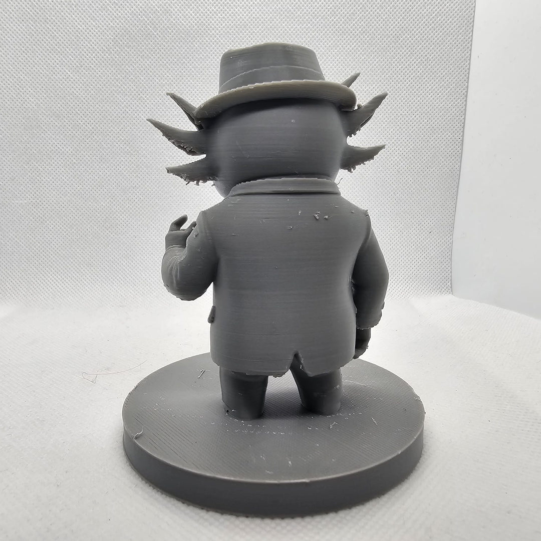 3D Printed Bandito Axolito Figure – Brainrot Meme Fan Art Desk Display Model