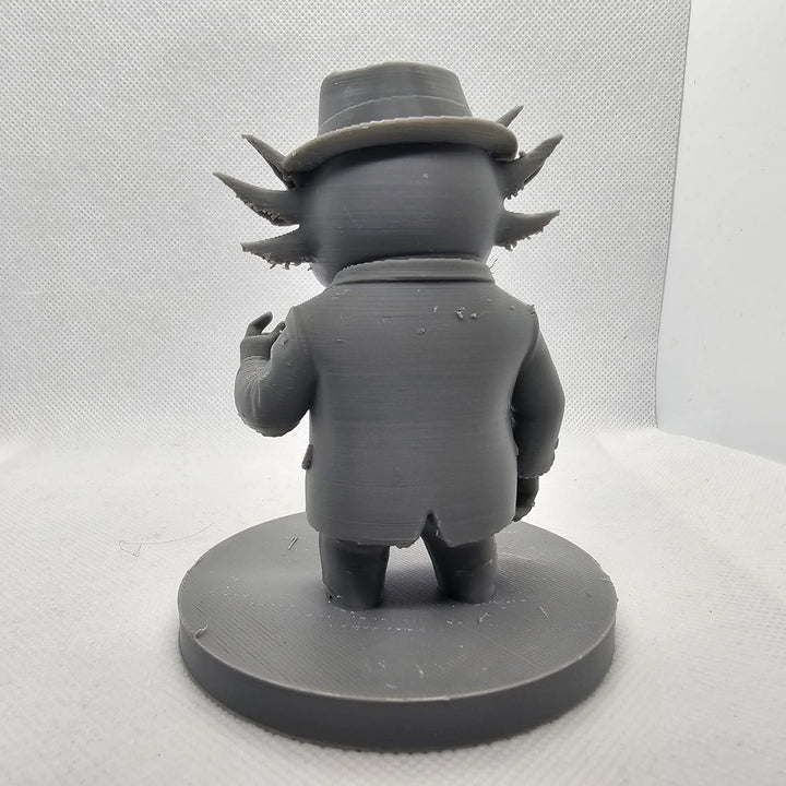 3D Printed Bandito Axolito Figure – Brainrot Meme Fan Art Desk Display Model
