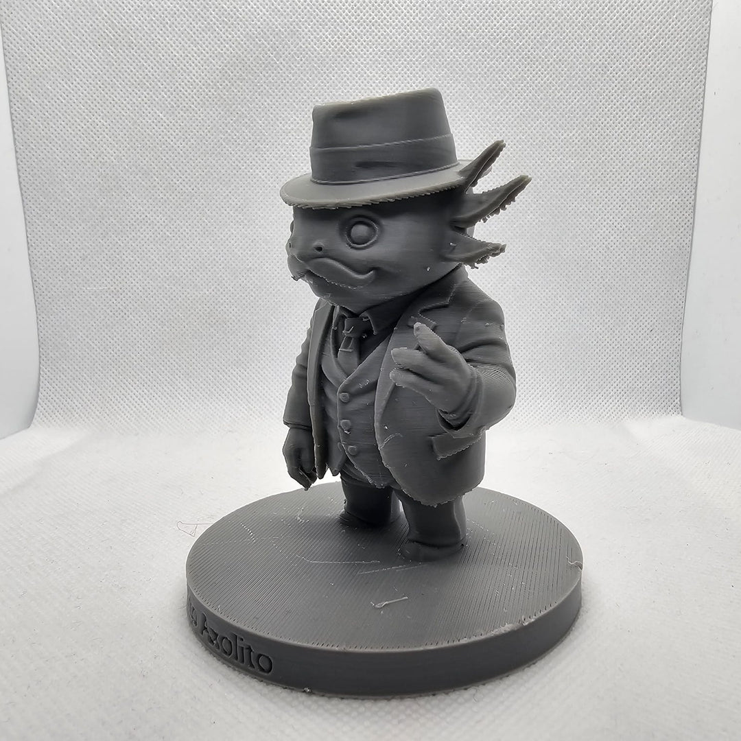 3D Printed Bandito Axolito Figure – Brainrot Meme Fan Art Desk Display Model