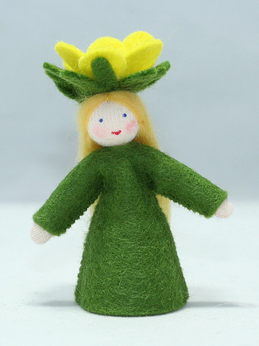 Buttercup Doll with Flower on Head