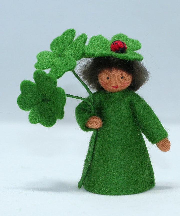 Clover Boy Doll with Flower in Hand
