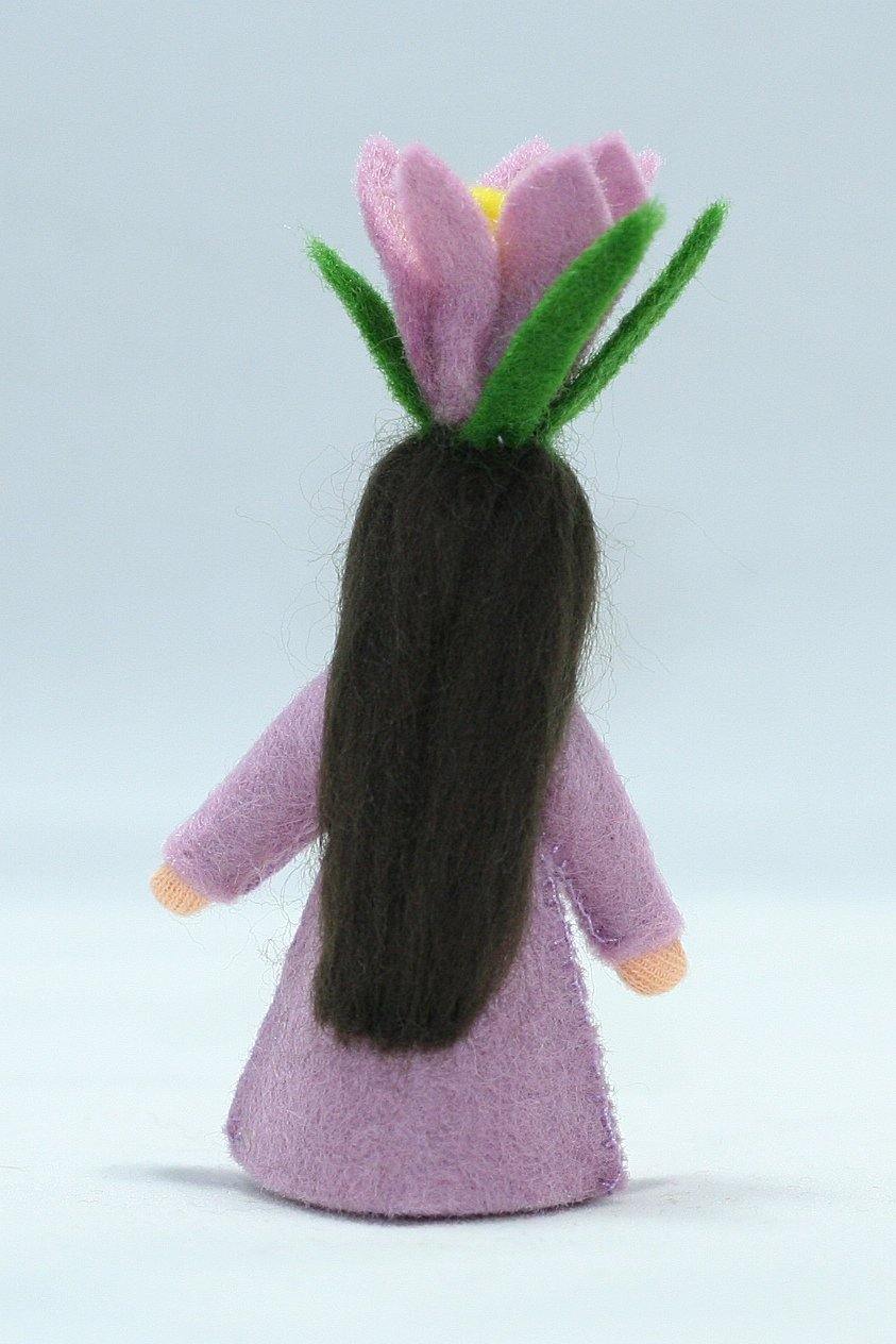 Crocus Doll with Flower in Hand