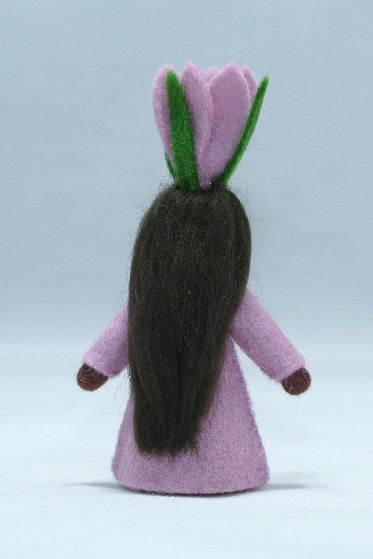 Crocus Doll with Flower in Hand