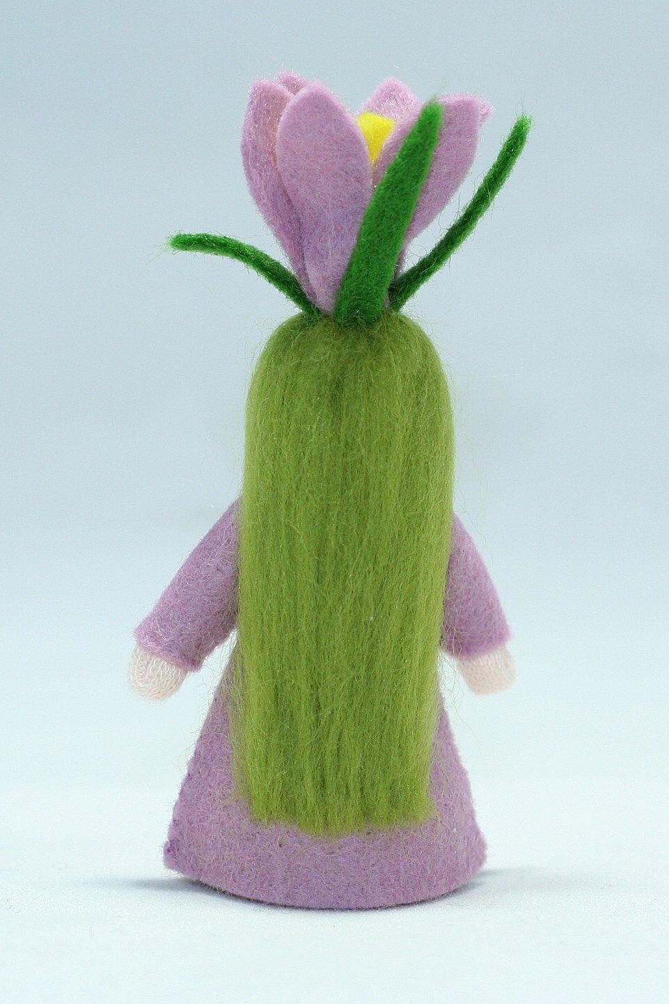 Crocus Doll with Flower in Hand