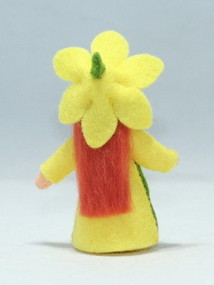Daffodil Girl Doll with Flower on Head