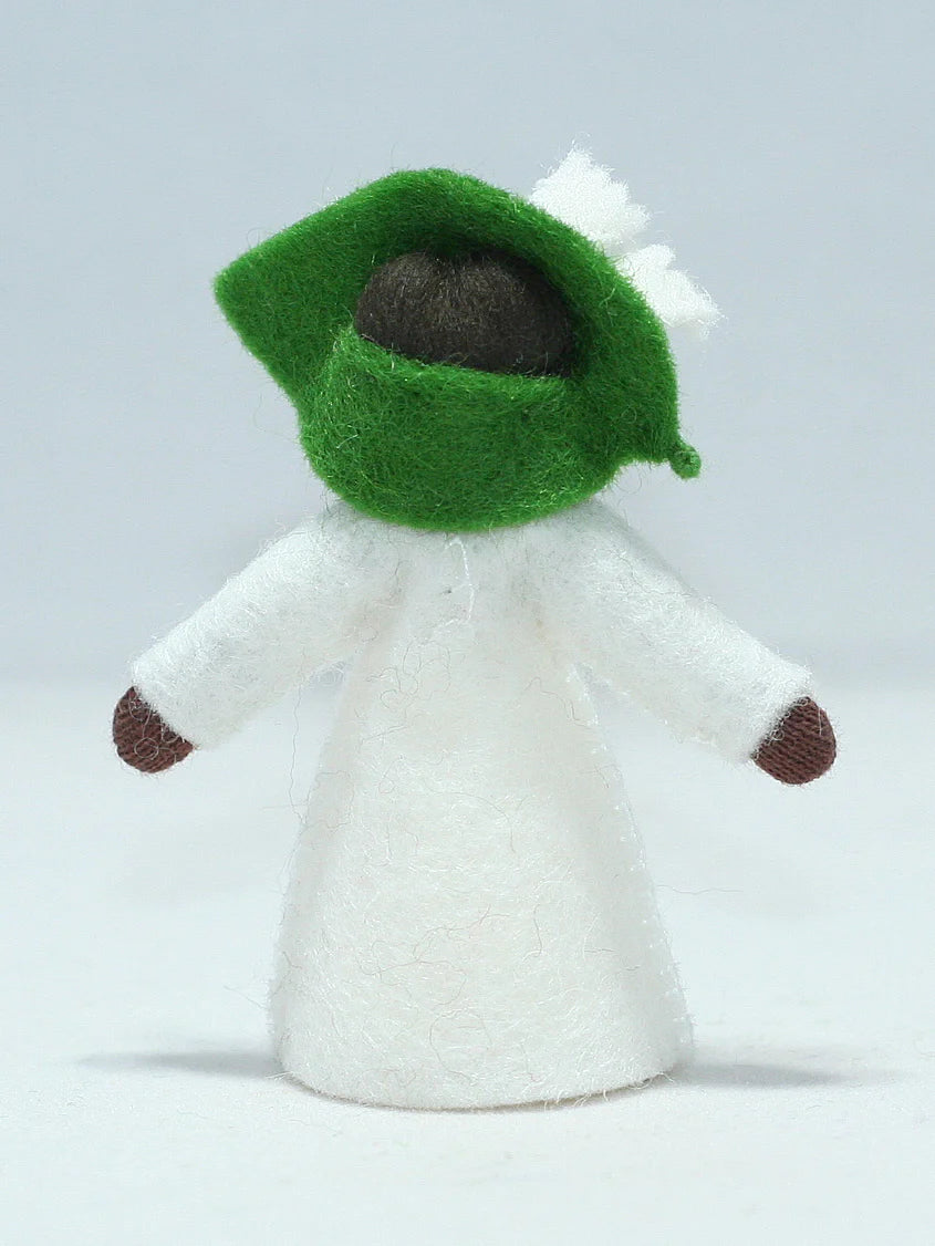 Lily of the Valley Girl Doll with Flower on Head