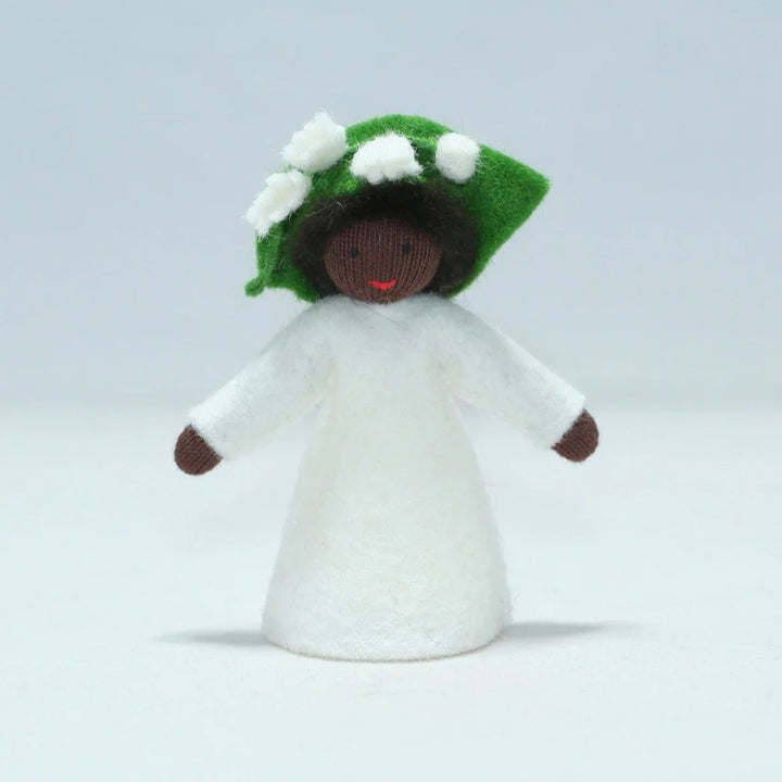 Lily of the Valley Girl Doll with Flower on Head