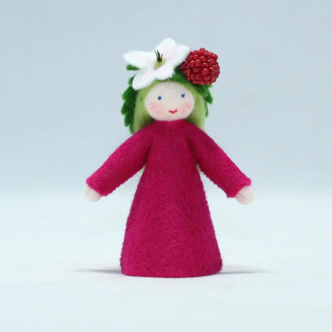 Raspberry Doll with Flower on Head - Fair Skin