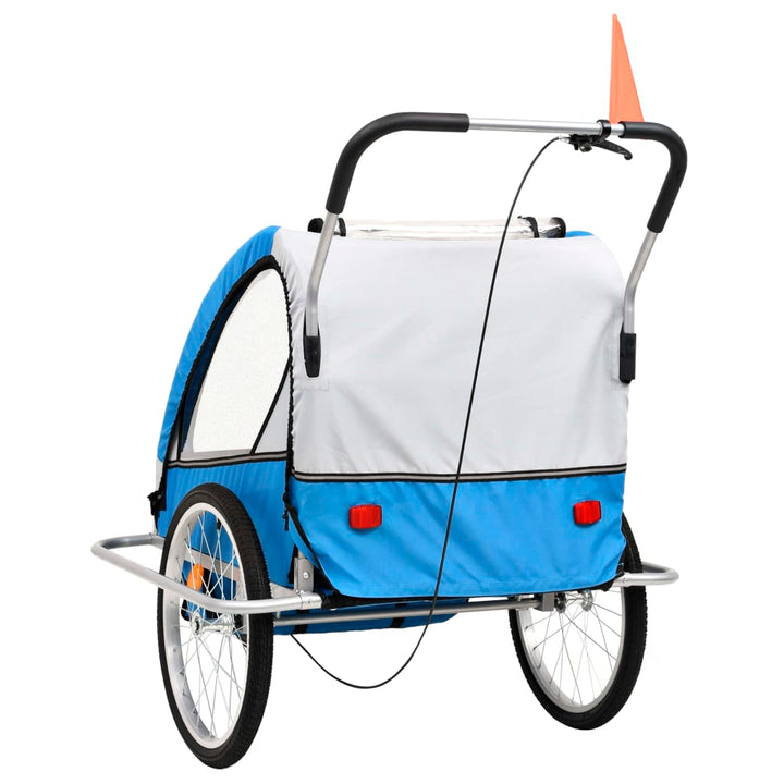 2-in-1 Kids' Bicycle Trailer & Stroller 40kg Capacity